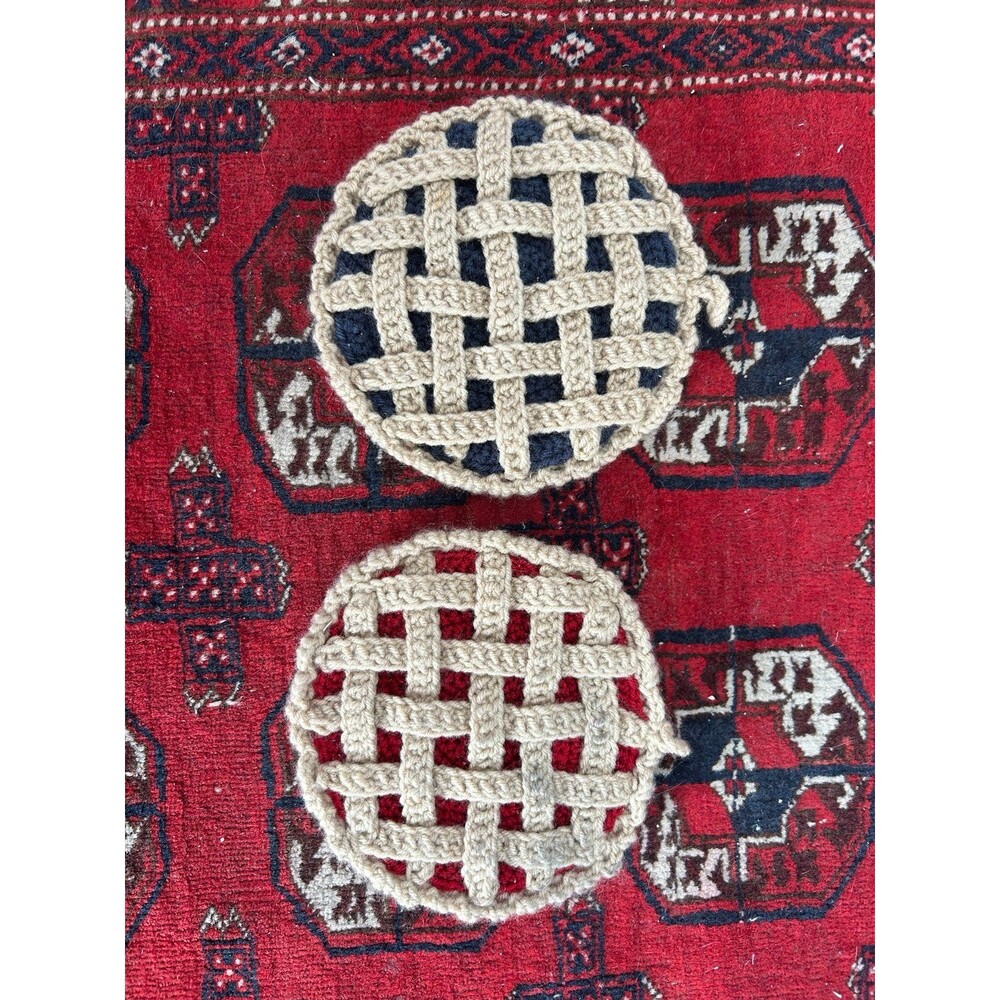 Handmade Crocheted Pie Potholders